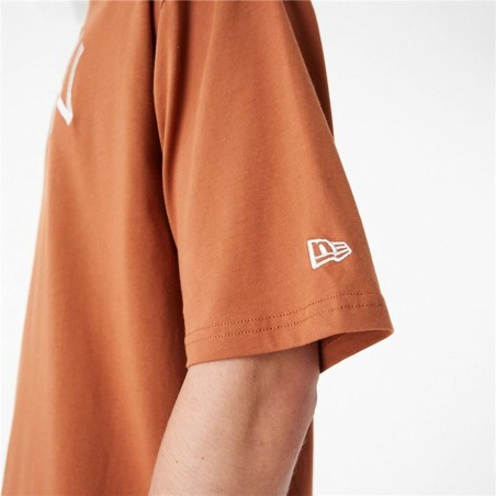 Maglia a Maniche Corte Uomo New Era LEAGUE ESSNTLS LC OS TEE NEYYAN 60435552 Marrone (L)