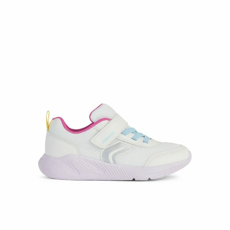 Scarpe Sportive per Bambini Geox Sprintye Bianco Scarpe Sportive per Bambini Geox Sprintye Bianco