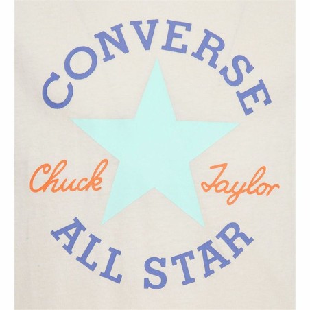 Maglia a Maniche Corte per Bambini Converse Core Sse Salmone