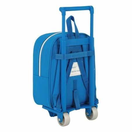 Trolley per la Scuola 805 RCD Espanyol 611753280 Azzurro Bianco