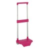 Trolley per Zaino Safta Acero y polipropileno Magenta 22 x 67.5 x 17 cm