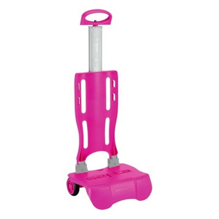 Carrelli Porta Zaino Pieghevole Safta SF-641078750 Fucsia 29.5 x 23 x 8.5 cm