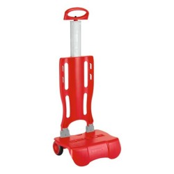 Carrelli Porta Zaino Pieghevole Safta 077039 Rosso 29.5 x 23 x 8.5 cm