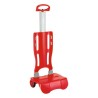 Carrelli Porta Zaino Pieghevole Safta 077039 Rosso 29.5 x 23 x 8.5 cm