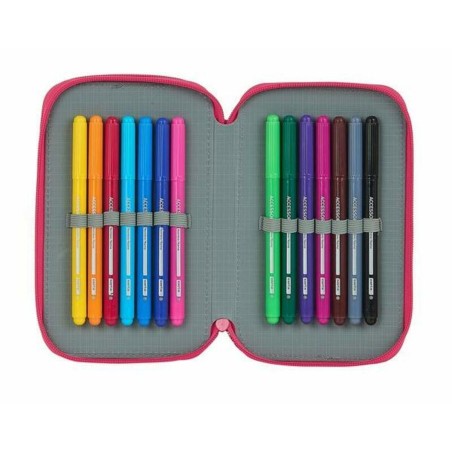 Astuccio Doppio BlackFit8 M854 Rosa 12.5 x 19.5 x 4 cm (28 Pezzi)