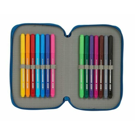 Astuccio Doppio BlackFit8 M854 Blu scuro 12.5 x 19.5 x 4 cm (28 Pezzi)