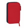 Astuccio Doppio RFEF M854 Rosso 12.5 x 19.5 x 4 cm (28 Pezzi)