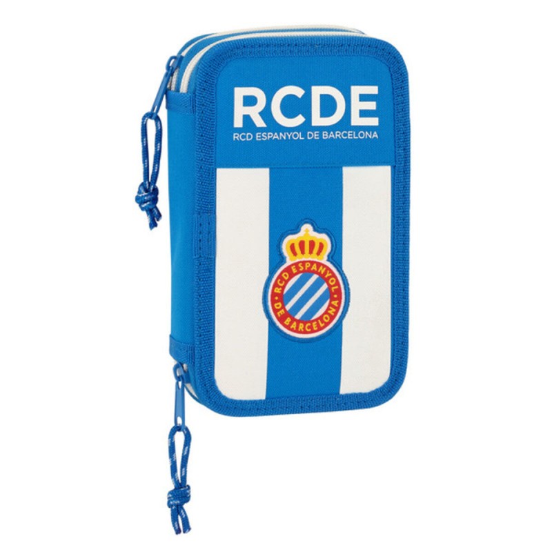 Astuccio Doppio RCD Espanyol Azzurro Bianco 12.5 x 19.5 x 4 cm (28 Pezzi) Astuccio Doppio RCD Espanyol Azzurro Bianco 12.5 x 19.5 x 4 cm (28 Pezzi)