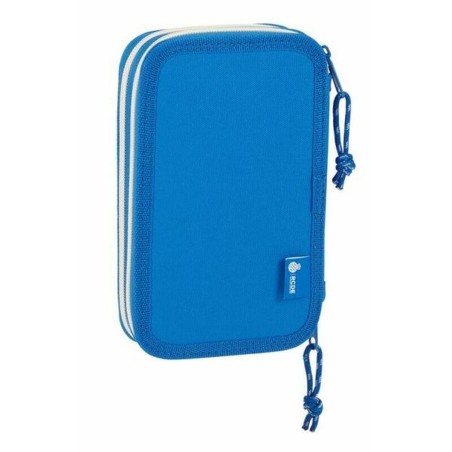Astuccio Doppio RCD Espanyol Azzurro Bianco 12.5 x 19.5 x 4 cm (28 Pezzi)