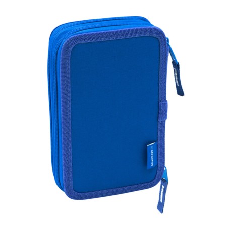 Astuccio Doppio R. C. Deportivo de La Coruña Azzurro Bianco 12.5 x 19.5 x 4 cm