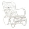 Sedia a Dondolo DKD Home Decor Bianco 75 x 85 x 85 cm