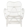 Sedia a Dondolo DKD Home Decor Bianco 75 x 85 x 85 cm