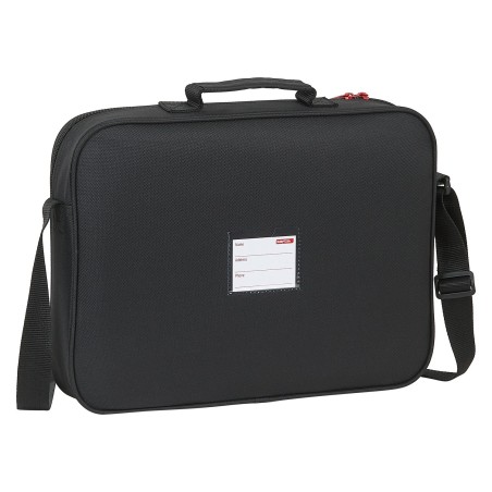 Borsa per la scuola Atlético Madrid Nero (38 x 28 x 6 cm)