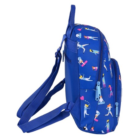 Zaino Casual BlackFit8 Go Girls Azzurro (25 x 30 x 13 cm)