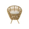 Poltrona DKD Home Decor 8424001750092 Naturale Cotone Bianco Rattan (74 x 67 x 85 cm)