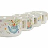 Set di Tazze da Caffè DKD Home Decor Multicolore Metallo Bambù Dolomite 260 ml