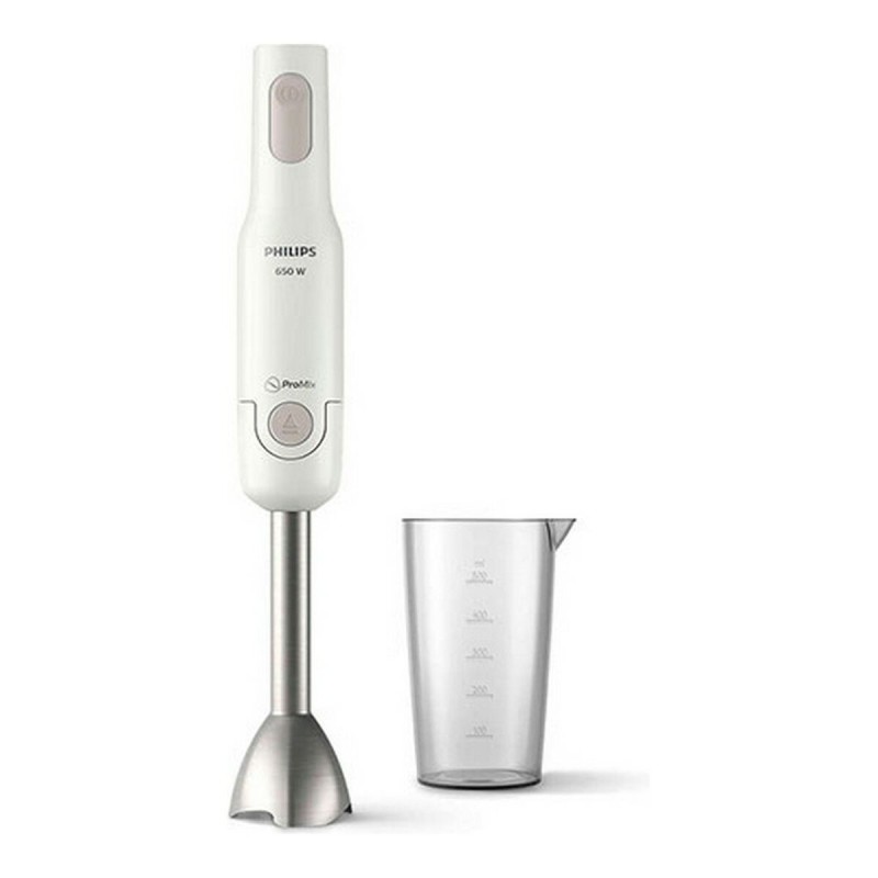 Frullatore ad Immersione Philips ProMix 650 W Bianco Nero Frullatore ad Immersione Philips ProMix 650 W Bianco Nero