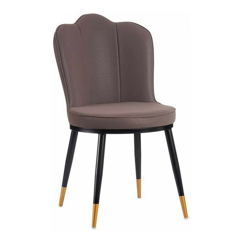 Poltrona Viola Conchiglia Ecopelle Acciaio (53 x 88 x 67 cm) Poltrona Viola Conchiglia Ecopelle Acciaio (53 x 88 x 67 cm)