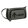 Astuccio Scuola The Mandalorian Nero Grigio 20 x 11 x 8.5 cm
