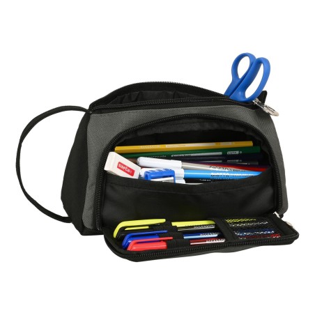 Astuccio Scuola The Mandalorian Nero Grigio 20 x 11 x 8.5 cm