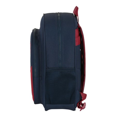Zaino Scuola F.C. Barcelona Azzurro Rosso Granato (32 x 38 x 12 cm)