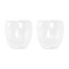 Set di Bicchieri DKD Home Decor Trasparente Cristallo Vetro Borosilicato 250 ml