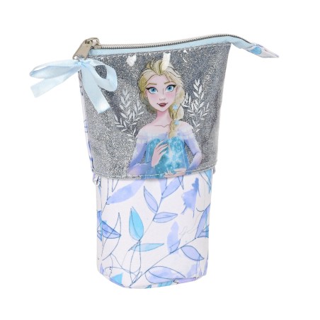 Astuccio Scuola Frozen Memories Azzurro Bianco 8 x 19 x 6 cm