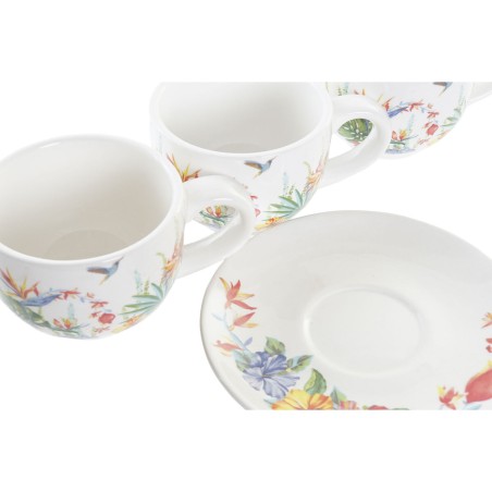 Set di Tazze da Caffè DKD Home Decor Multicolore Dolomite 180 ml