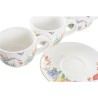 Set di Tazze da Caffè DKD Home Decor Multicolore Dolomite 180 ml