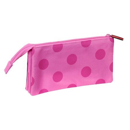 Portaoggetti Triplo Lady Bug Fucsia (22 x 12 x 3 cm)