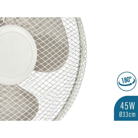 Ventilatore da Tavolo Argon FT-26A Bianco 45 W 27 x 51 x 33,5 cm