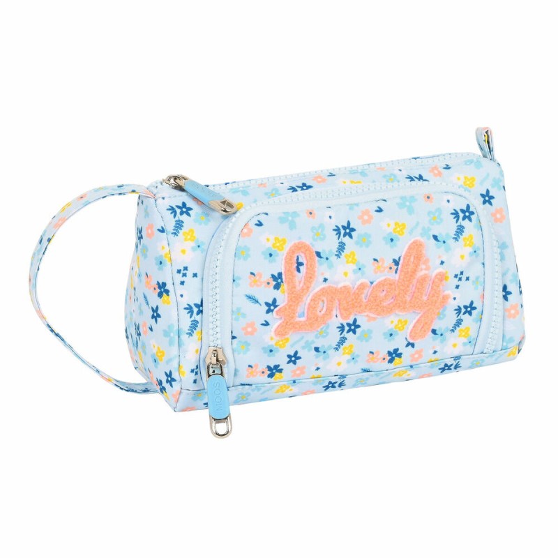 Astuccio Scuola Moos Lovely Azzurro 20 x 11 x 8.5 cm Astuccio Scuola Moos Lovely Azzurro 20 x 11 x 8.5 cm