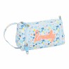 Astuccio Scuola Moos Lovely Azzurro 20 x 11 x 8.5 cm