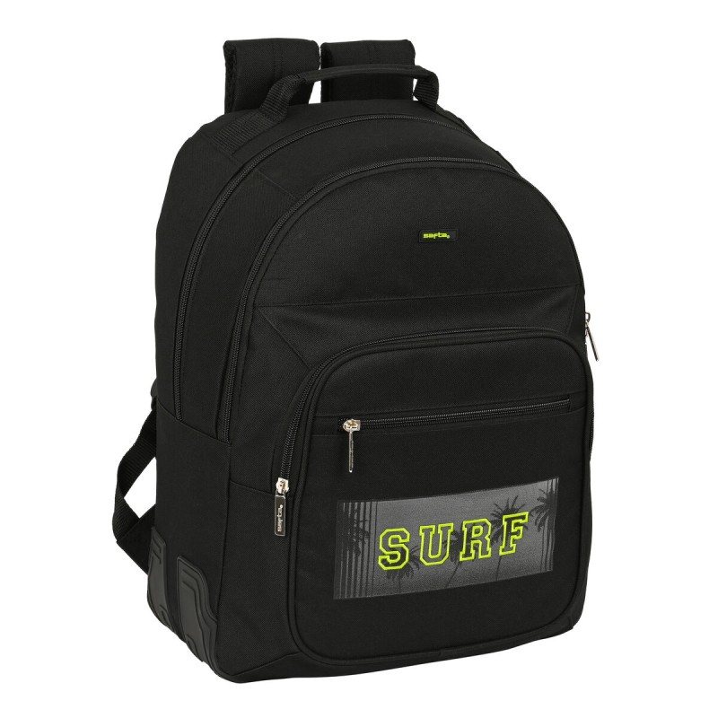 Zaino Scuola Safta Surf Nero 32 x 42 x 15 cm Zaino Scuola Safta Surf Nero 32 x 42 x 15 cm