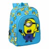 Zaino Scuola Minions Minionstatic Azzurro 26 x 34 x 11 cm