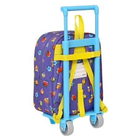 Trolley per la Scuola SuperThings Guardians of Kazoom Viola Giallo (22 x 28 x 10 cm)
