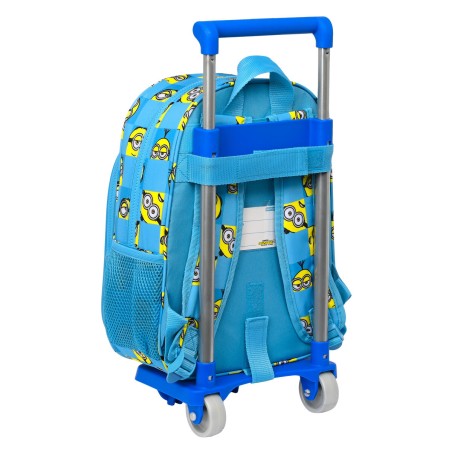 Trolley per la Scuola Minions Minionstatic Azzurro (26 x 34 x 11 cm)