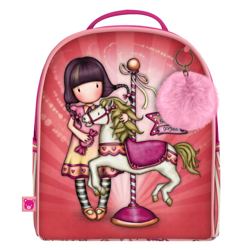 Zaino Scuola Gorjuss Carousel Salmone 20 x 22 x 10 cm Zaino Scuola Gorjuss Carousel Salmone 20 x 22 x 10 cm
