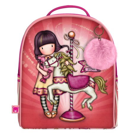 Zaino Scuola Gorjuss Carousel Salmone 20 x 22 x 10 cm