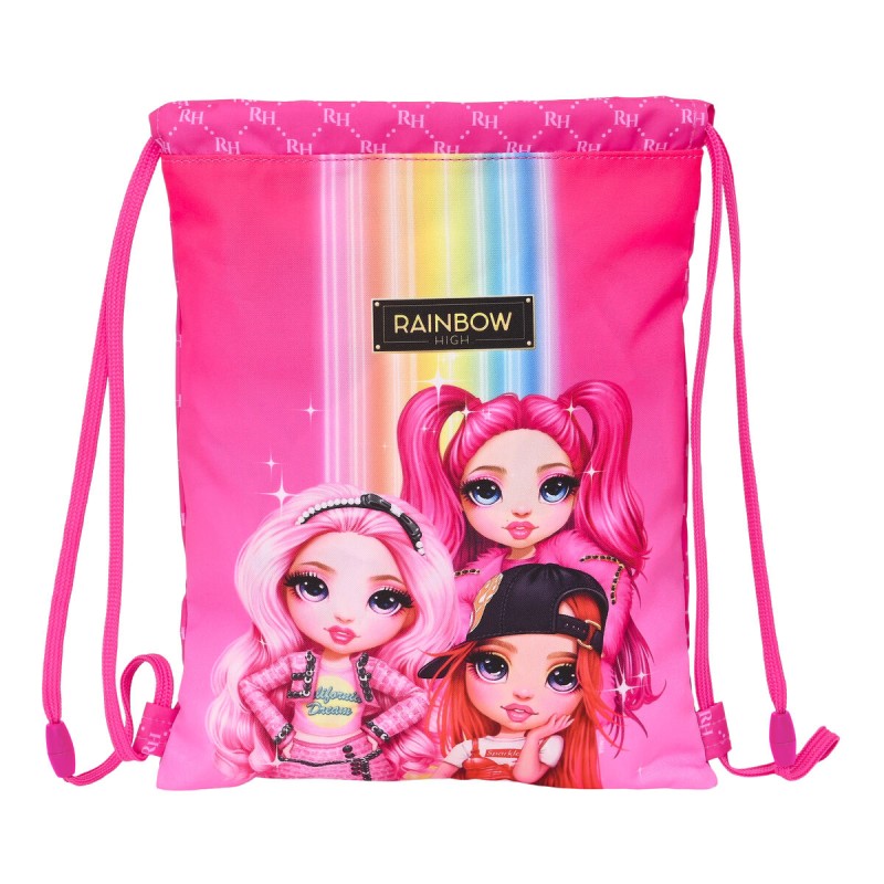 Zaino a Sacca per Bambini Rainbow High Fucsia 26 x 34 x 1 cm Zaino a Sacca per Bambini Rainbow High Fucsia 26 x 34 x 1 cm