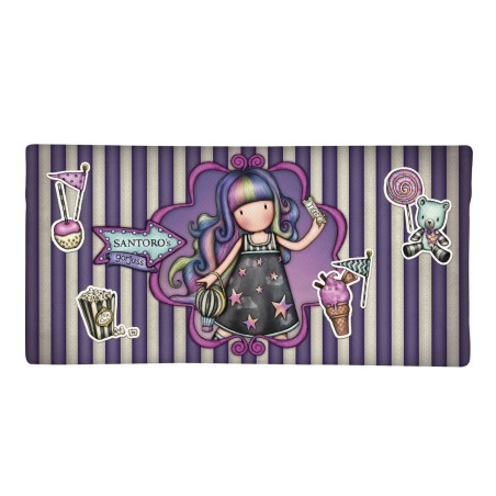 Astuccio Scuola Gorjuss Up and away Viola (22 x 11 x 1.5 cm)