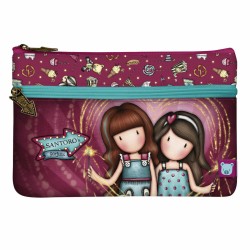 Astuccio Scuola Gorjuss Fireworks Rosso Granato (23.4 x 15.5 x 1.5 cm)