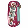 Astuccio Scuola Gorjuss Fireworks Rosso Granato (10 x 23 x 6 cm)
