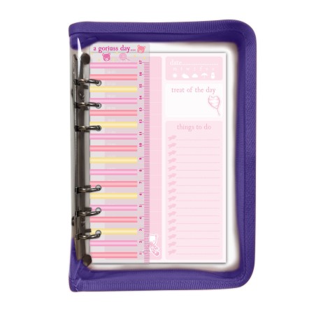 Set di Cancelleria Gorjuss Up and away 5 Pezzi Viola