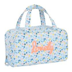 Necessaire per la Scuola Moos Lovely Azzurro 31 x 14 x 19 cm