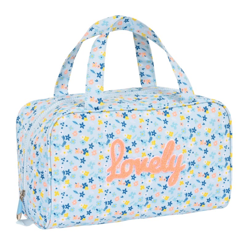 Necessaire per la Scuola Moos Lovely Azzurro 31 x 14 x 19 cm Necessaire per la Scuola Moos Lovely Azzurro 31 x 14 x 19 cm