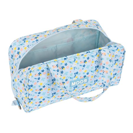 Necessaire per la Scuola Moos Lovely Azzurro 31 x 14 x 19 cm