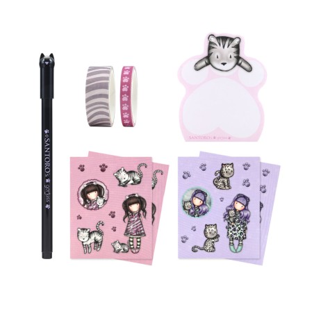 Set di Cancelleria Gorjuss Ruby wild Rosa Grigio