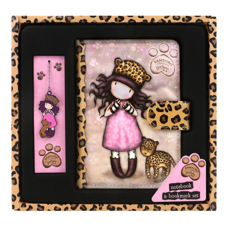 Set di Cancelleria Gorjuss Purrrrrfect love Leopardo Set di Cancelleria Gorjuss Purrrrrfect love Leopardo
