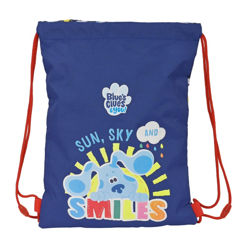 Zainetto con Cordini Blue's Clues Blu Marino (26 x 34 x 1 cm) Zainetto con Cordini Blue's Clues Blu Marino (26 x 34 x 1 cm)